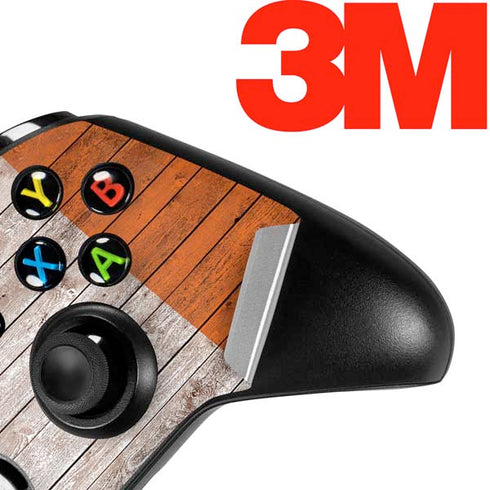 Ireland Flag Dark Wood Xbox One X Controller Skin